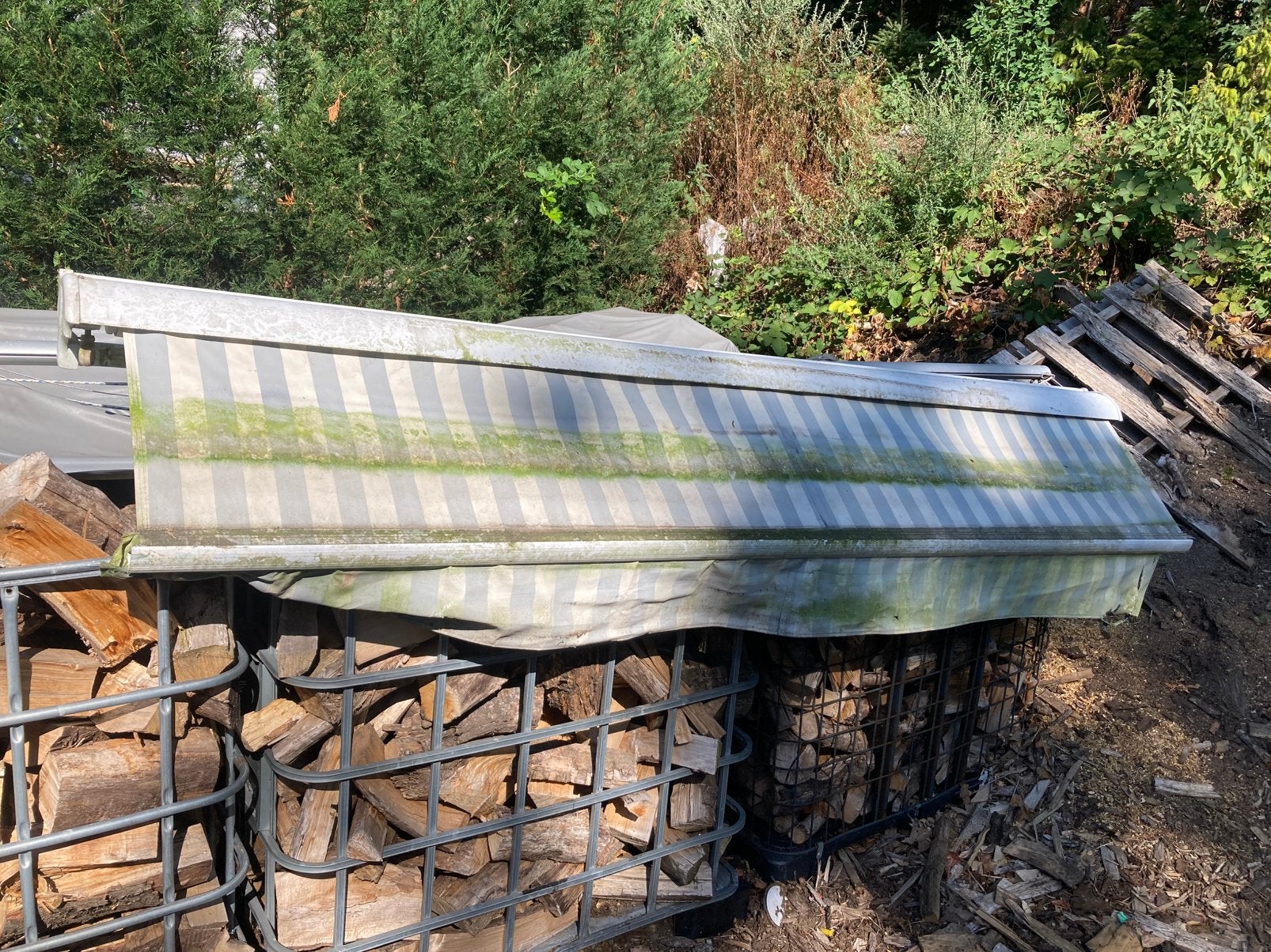 Zonneschermen, 150 tot 300 cm, Ophalen, Gebruikt, Knikarmscherm