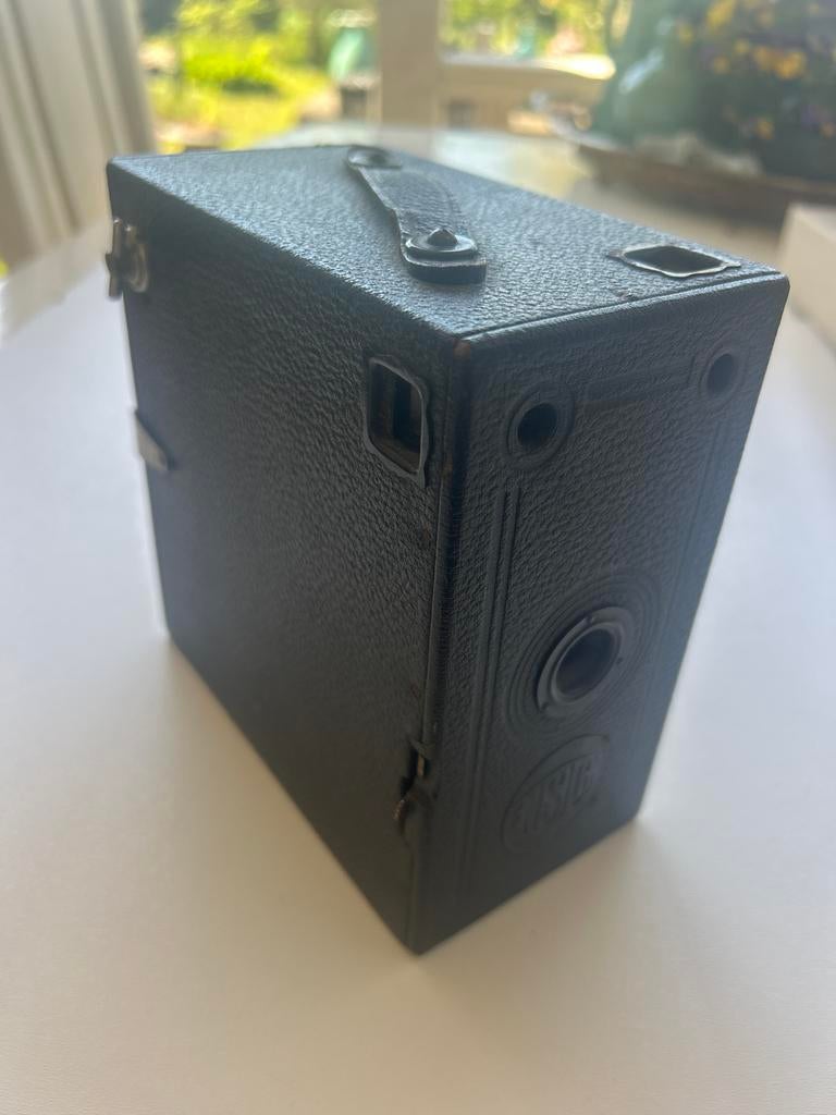 Vintage Ensign Box Camera - Antieke Fotocamera, Ophalen of Verzenden, Gebruikt, Compact, Overige Merken