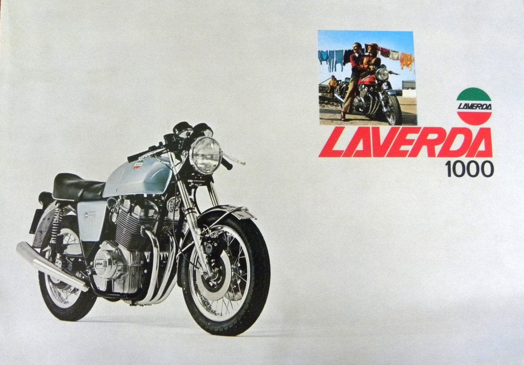 Folder LAVERDA 1000 1973, Ophalen of Verzenden, Overige merken