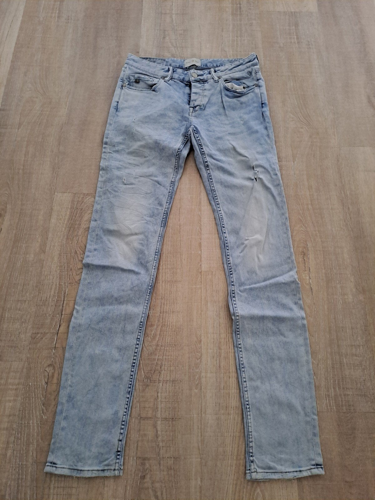Cast Iron Riser Slim Fit Jeans W31/L36 - Lichtblauw, Blauw, W32 (confectie 46) of kleiner, Ophalen of Verzenden, Cast Iron