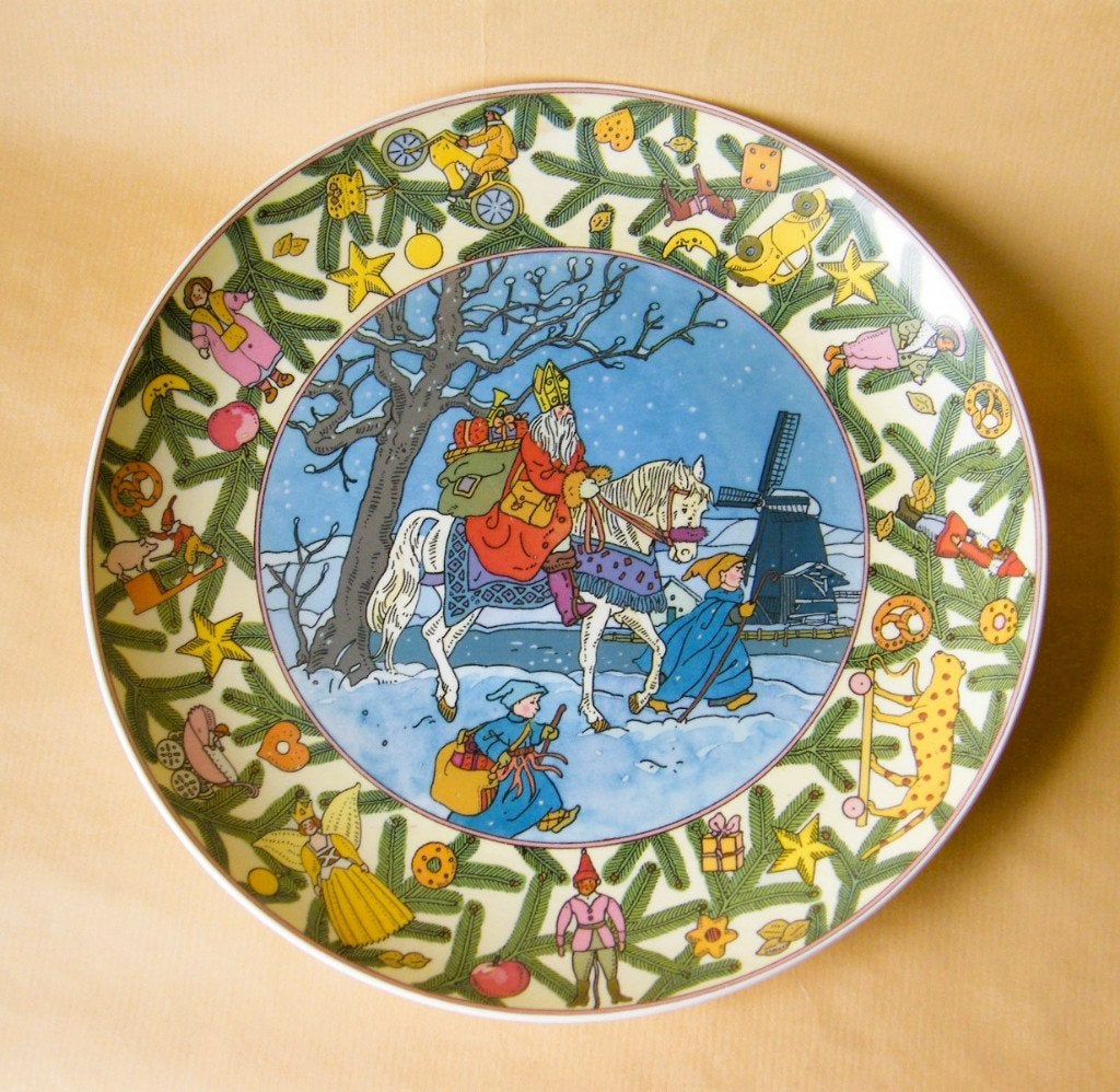 Sierbord Sint Nicolaas Villeroy & Boch, Ophalen of Verzenden