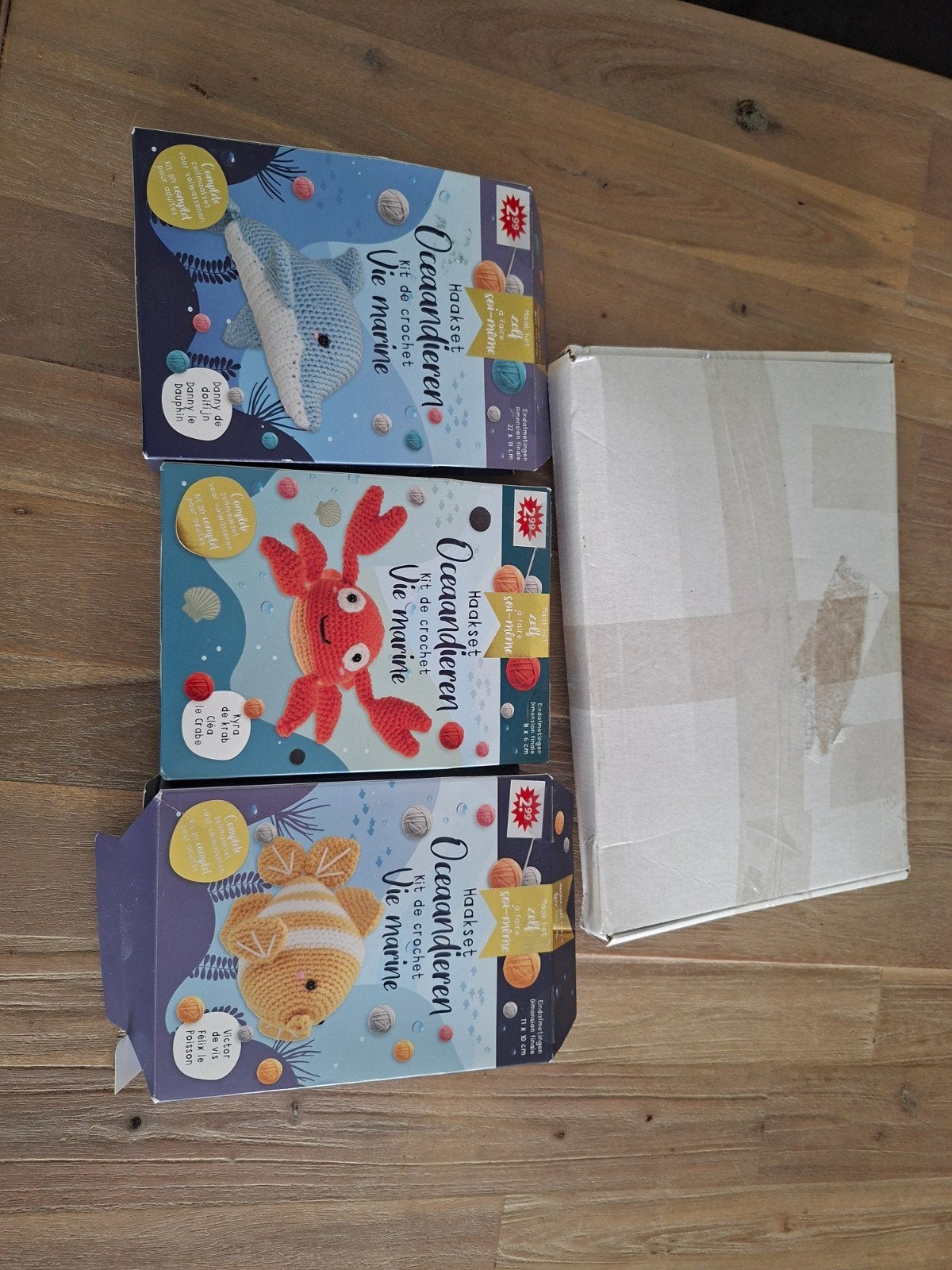 haakpakket vis, krab en dolfijn, Ophalen of Verzenden, Nieuw