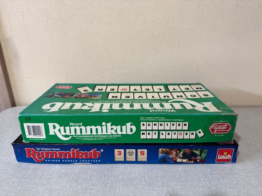 VOORDEEL aankoop rummikub cijfer en woord in 1 koop ( adv 2), Een of twee spelers, Ophalen of Verzenden, Zo goed als nieuw, Goliath