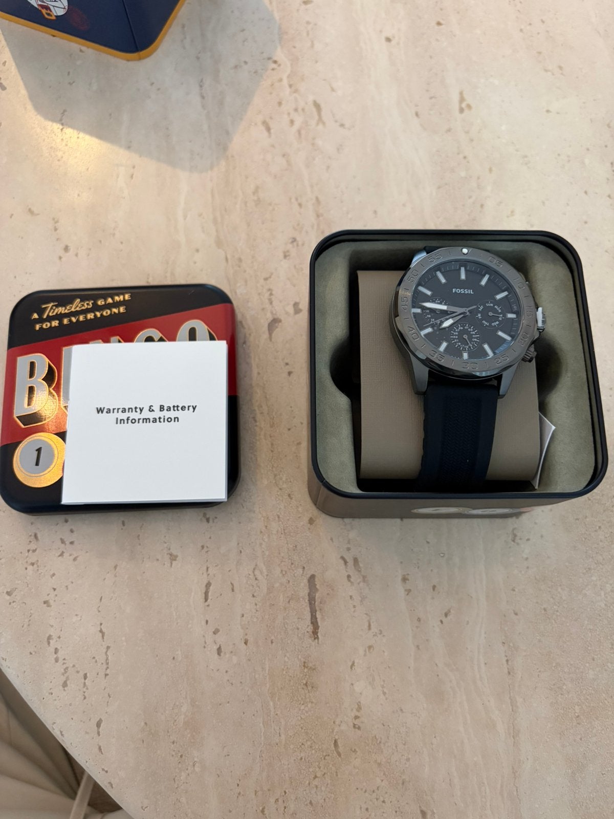 Fossil BQM2711 horloge, Sieraden, Tassen en Uiterlijk, Overige merken, Overige materialen, Polshorloge, Nieuw