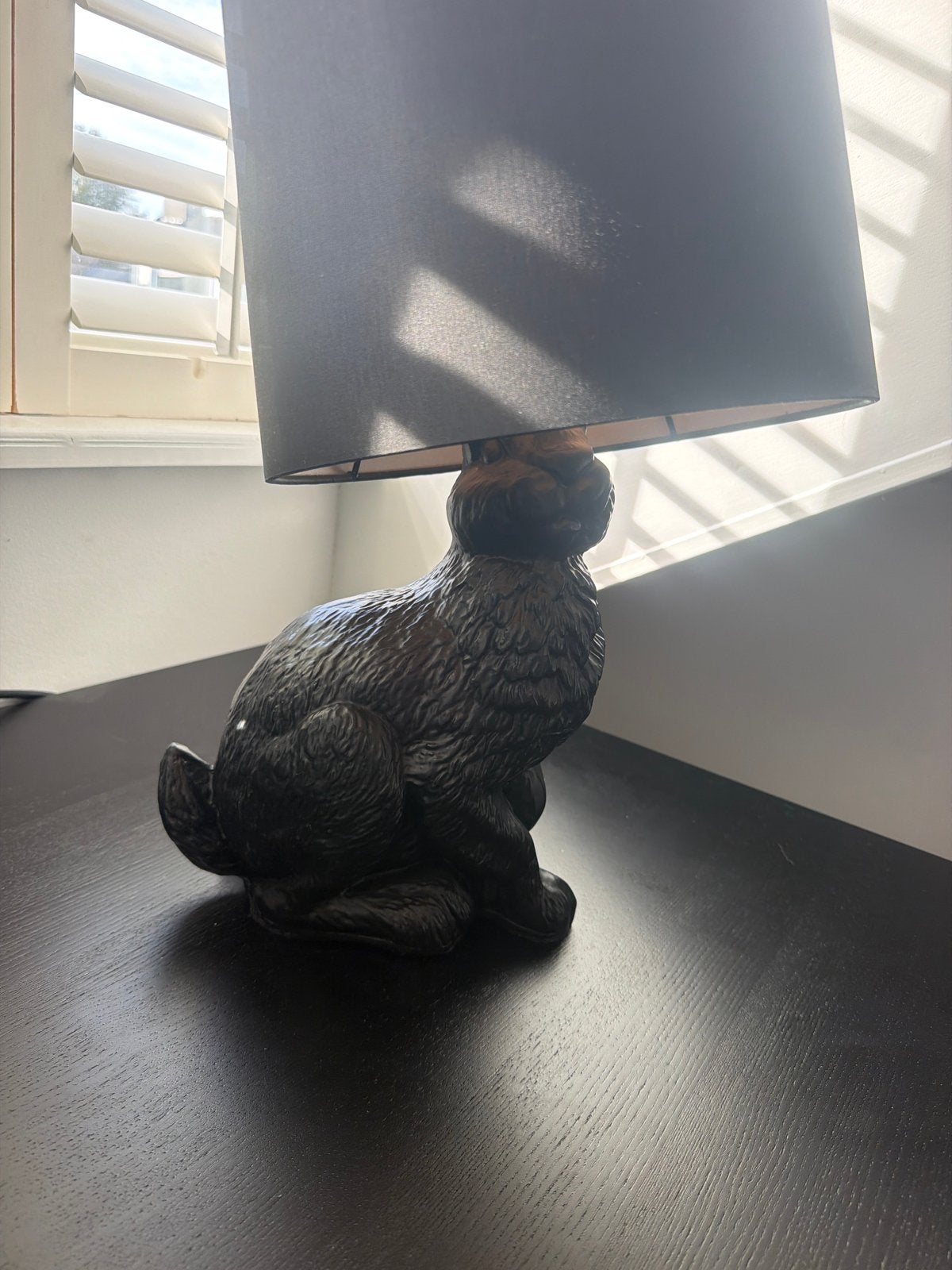 Moooi Rabbit Lamp - Marcel Wanders Design Tafellamp, Kunststof, Overige merken, Zo goed als nieuw, Zwart