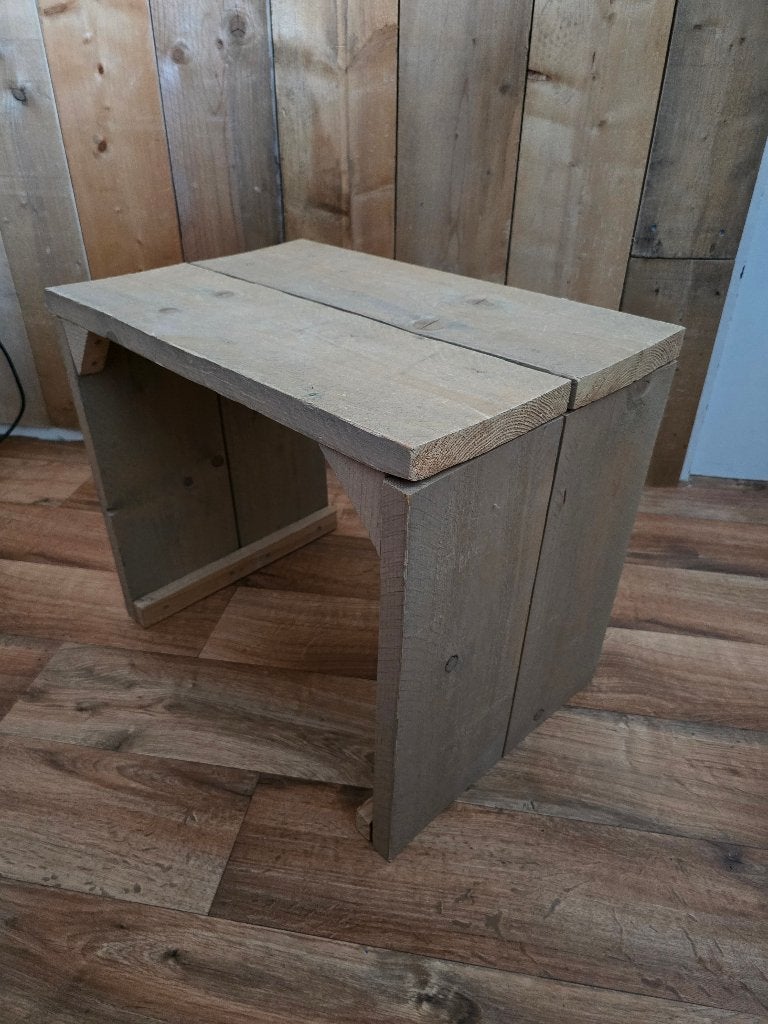 Kinderbureau Steigerhout Grey Wash, Ophalen of Verzenden, Gebruikt, Tafel(s)