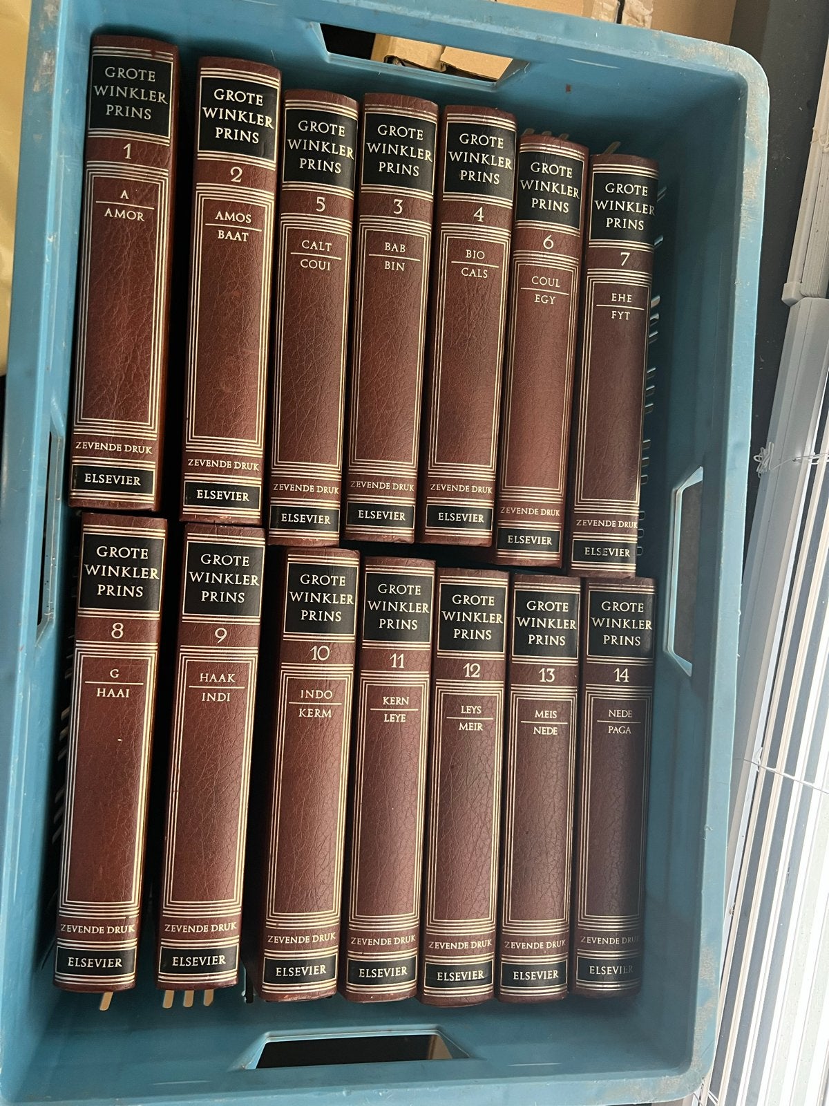 Grote Winkler Prins Encyclopedie - 20 delen (zevende druk), Boeken, Encyclopedieën, Ophalen of Verzenden, Gelezen, Algemeen, Complete serie