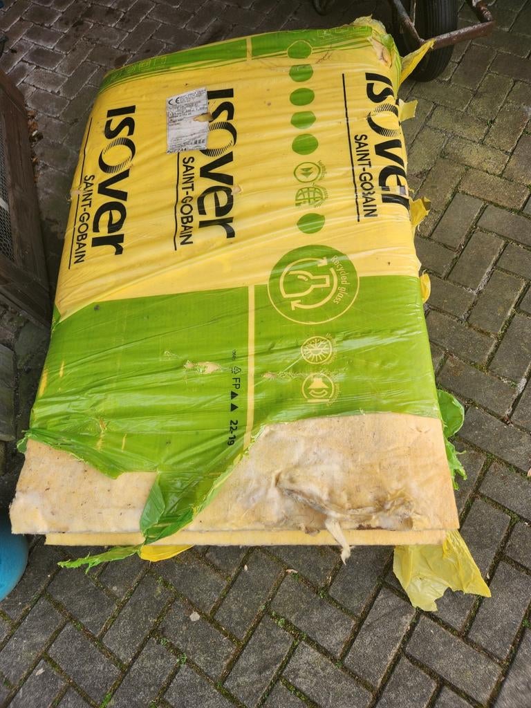 ISOVER Mupan Ultra XS Glaswol Isolatieplaten 131mm, Ophalen, Dakisolatie, Gebruikt, 12 cm of meer