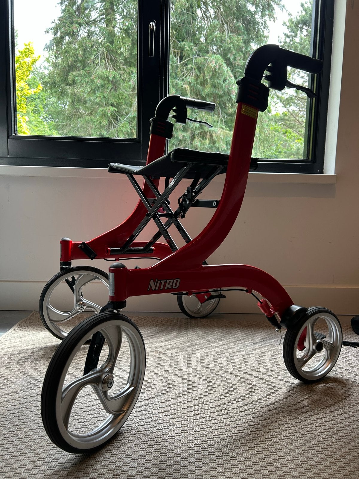 Drive nitro rollator M rood, Ophalen of Verzenden, Lichtgewicht