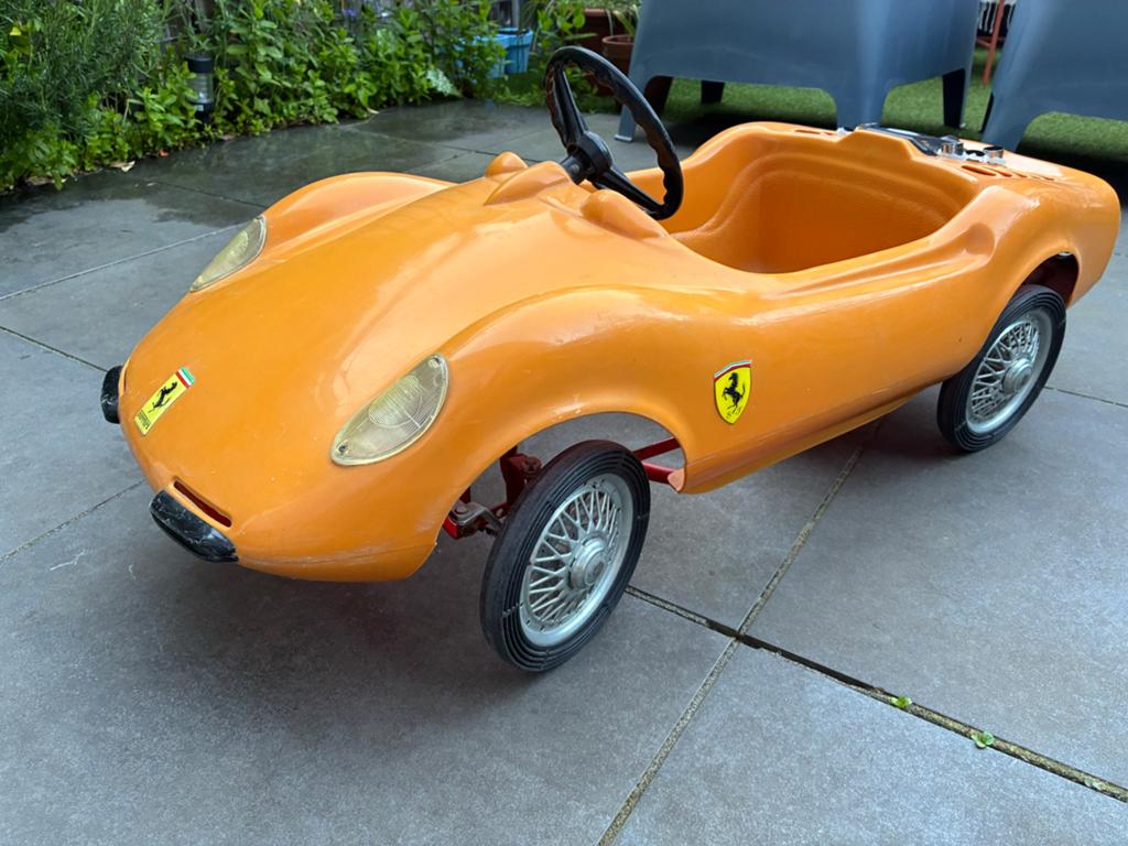 Originele Ferrari Dino trapauto (Giordani, 1967), Ophalen of Verzenden, Gebruikt, Trapvoertuig