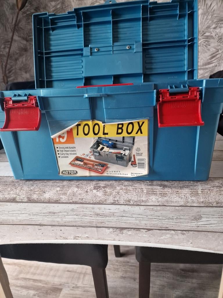 Keter Tool Box 19 inch, Doos, Minder dan 35 cm, Minder dan 50 cm, Ophalen of Verzenden