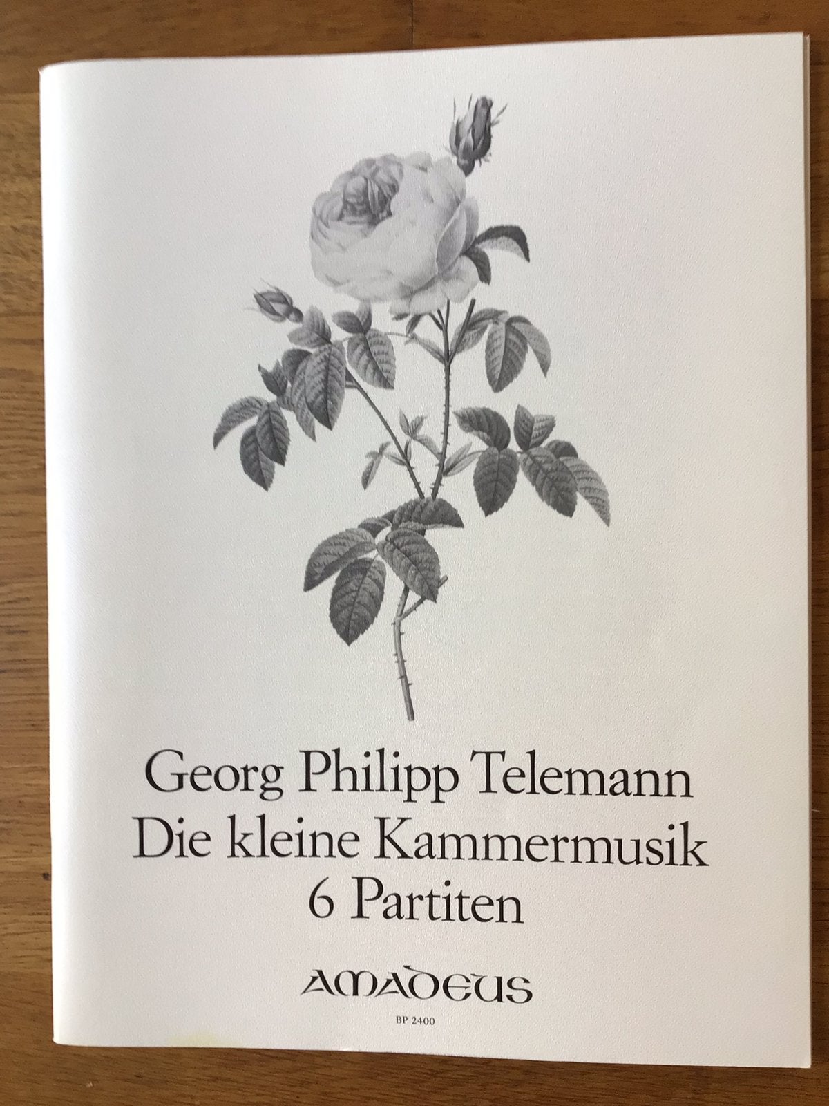 Georg Philipp Telemann, die kleine Kammermusik, 6 partituren, Muziek en Instrumenten, Bladmuziek, Viool of Altviool, Klassiek