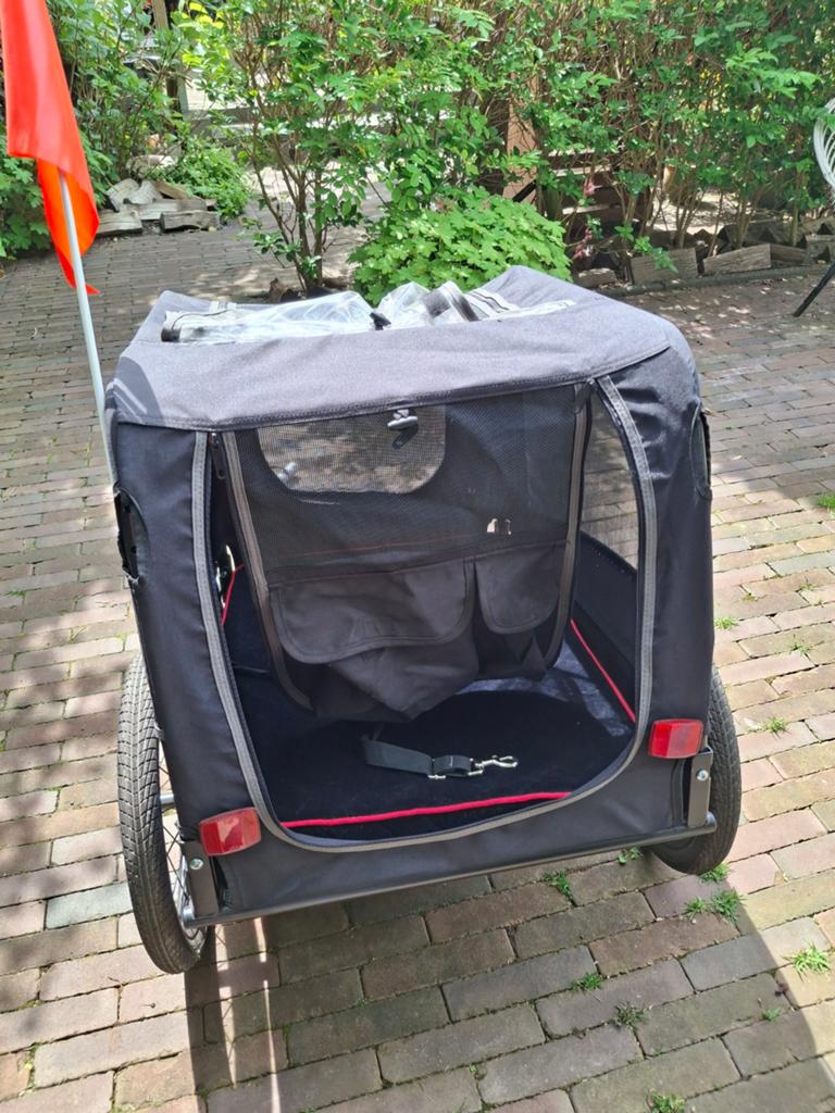 Honden fietskar Trevopet, Fietsen en Brommers, Fietsaccessoires | Aanhangers en Karren, Ophalen, Zo goed als nieuw, Hondenkar