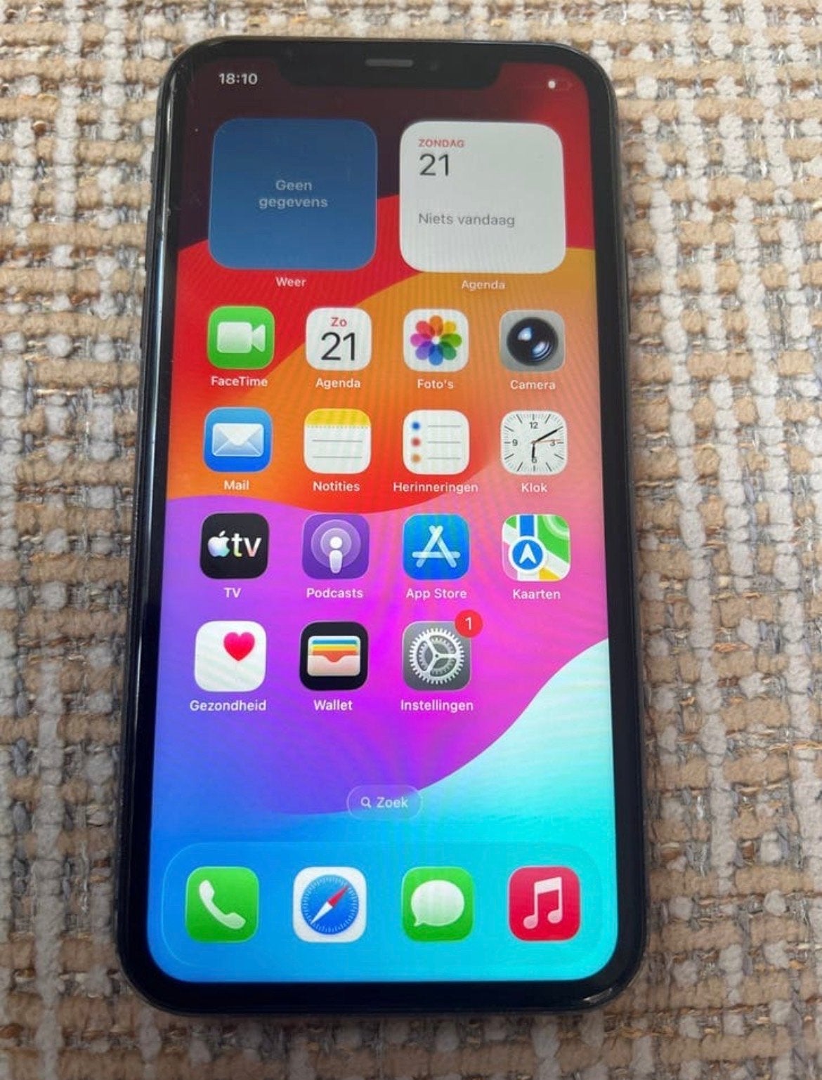 iPhone 11 Zwart, Telecommunicatie, Mobiele telefoons | Apple iPhone, 70 %, Gebruikt, Zwart, 64 GB
