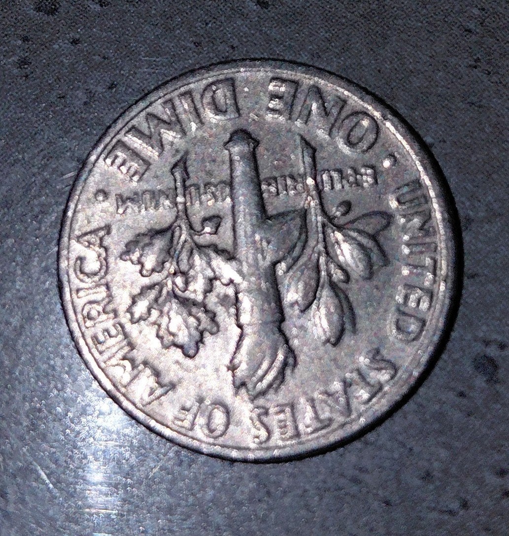 Amerikaanse One Dime munt - 1977, Ophalen, Noord-Amerika, Losse munt, Zilver