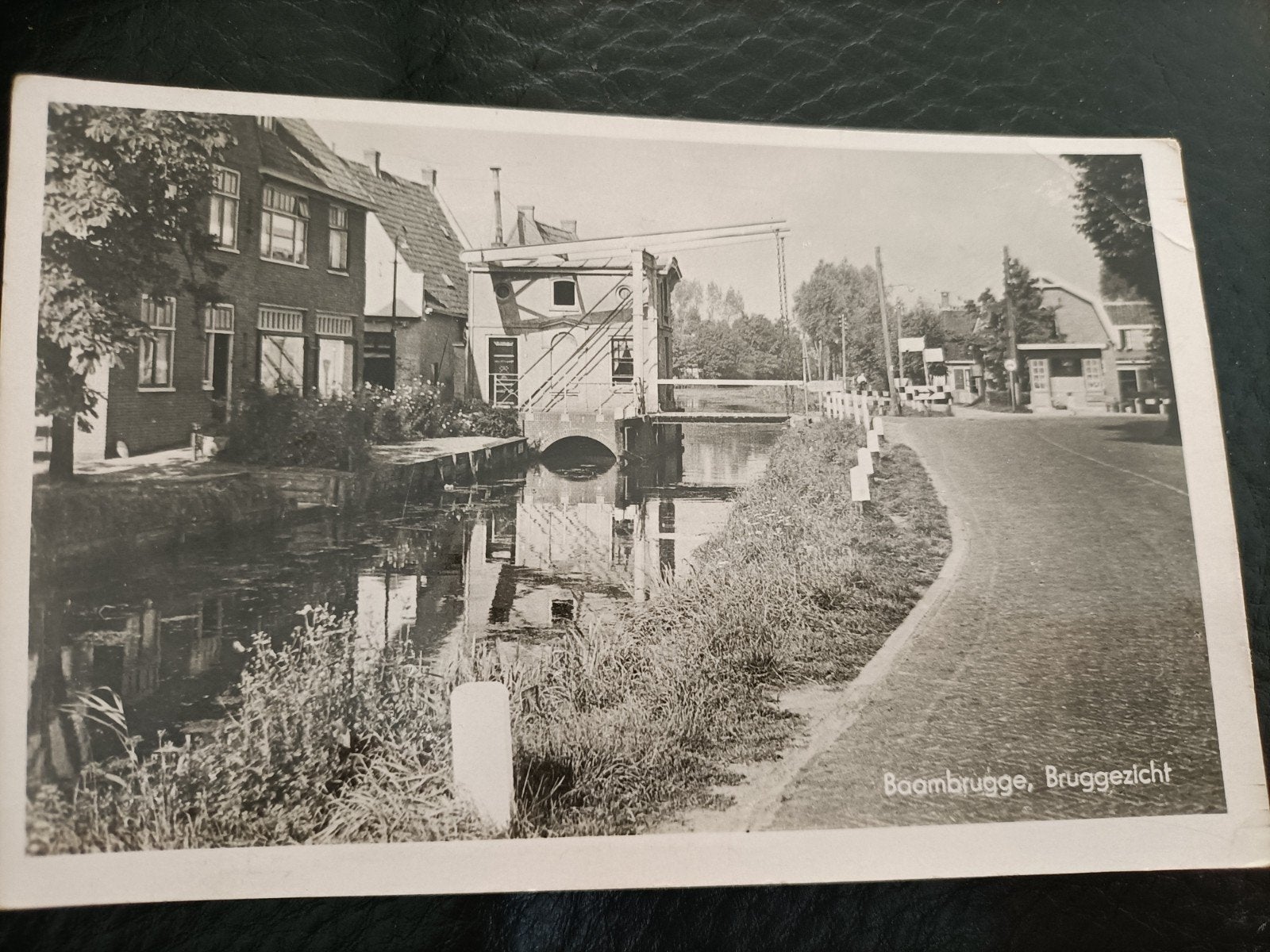 Baambrugge. Bruggezicht. Jaren '50. Brug over Angstel, Verzamelen, Ophalen of Verzenden, 1940 tot 1960, Gelopen, Utrecht