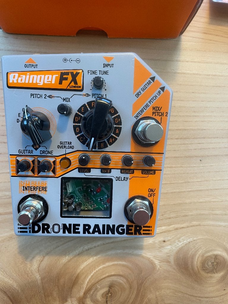 Drone Rainger, Rainger FX. Delay drone pedaal, Muziek en Instrumenten, Ophalen of Verzenden, Zo goed als nieuw, Delay of Echo