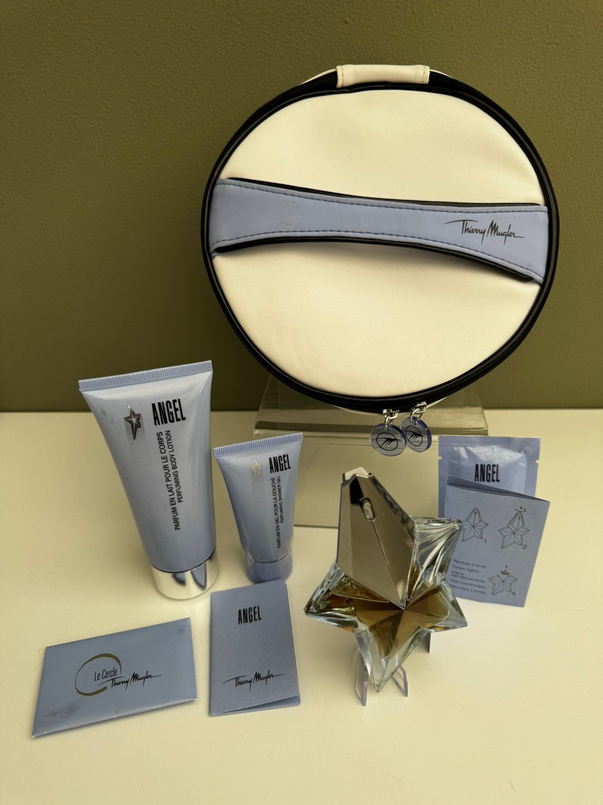 Thierry Mugler Angel set, Ophalen of Verzenden, Gebruikt, Parfumfles, Gevuld