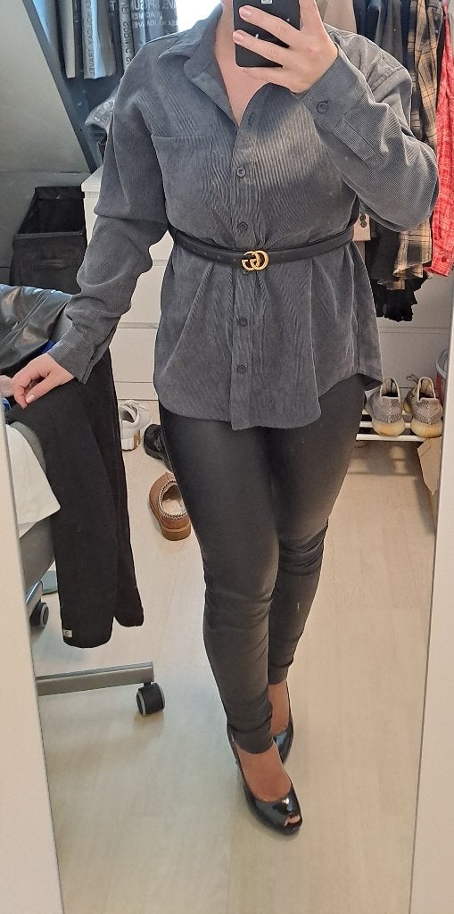 Grijze blouse., Kleding | Dames, Blouses en Tunieken, The Sting, Verzenden, Zo goed als nieuw, Maat 36 (S)