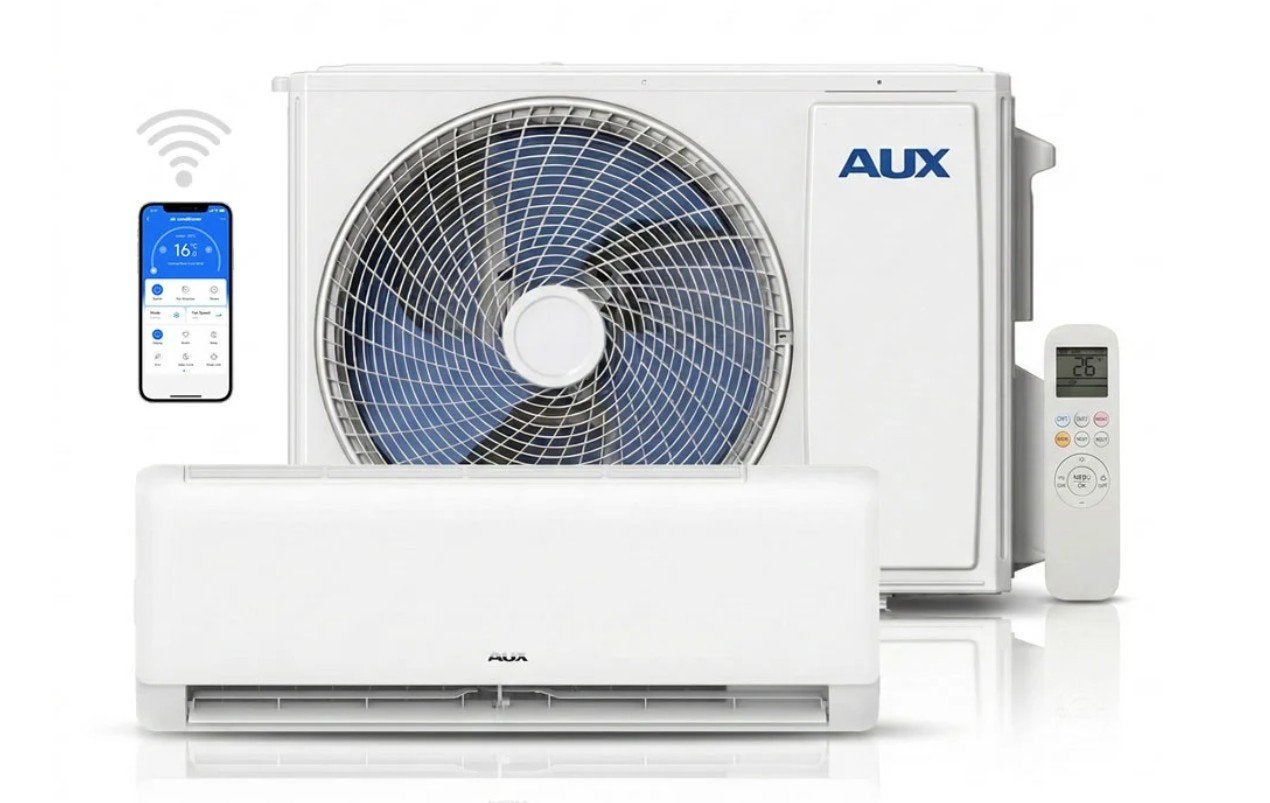 nieuwe split airco van Aux 5kw compleet met WiFi en slangen, Ophalen, ., Nieuw, 3 snelheden of meer