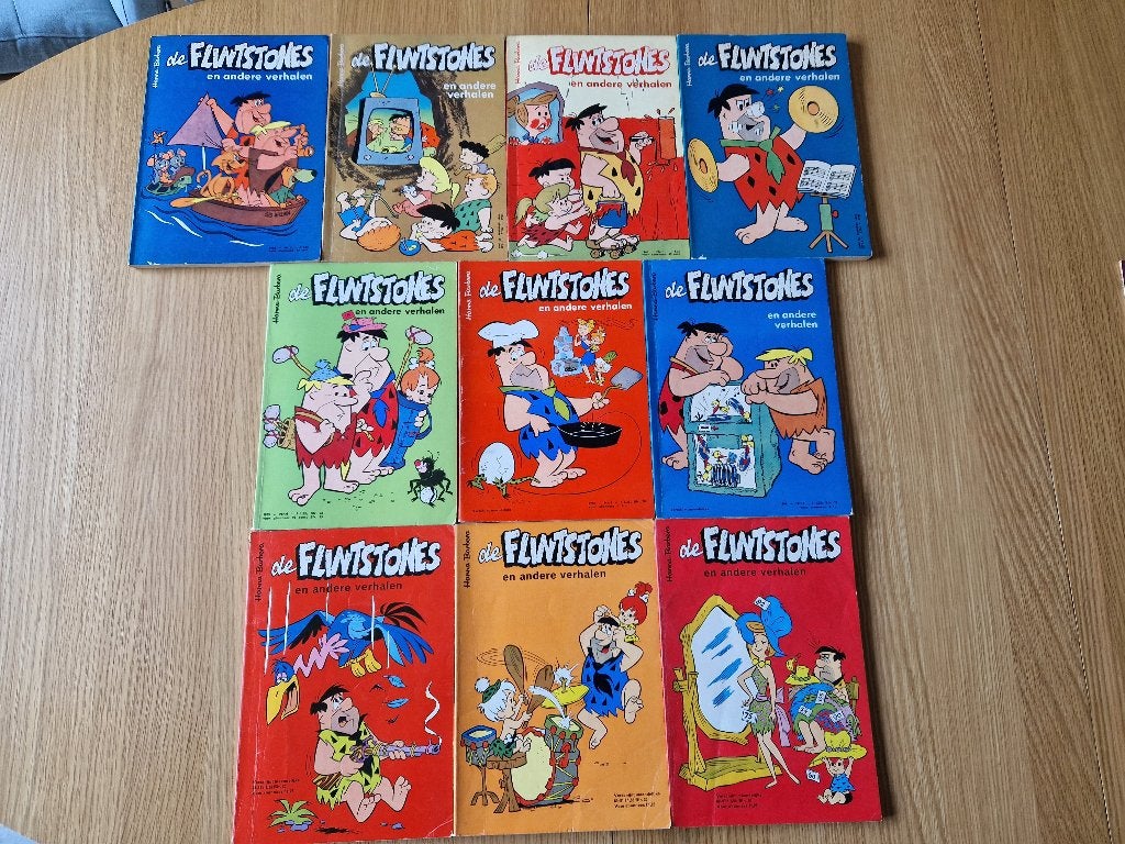 10x de Flintstones 1964 tm 1969 in goede staat samen 8 euro, Boeken, Meerdere stripboeken, Ophalen of Verzenden, Gelezen, Hanna-Barbera