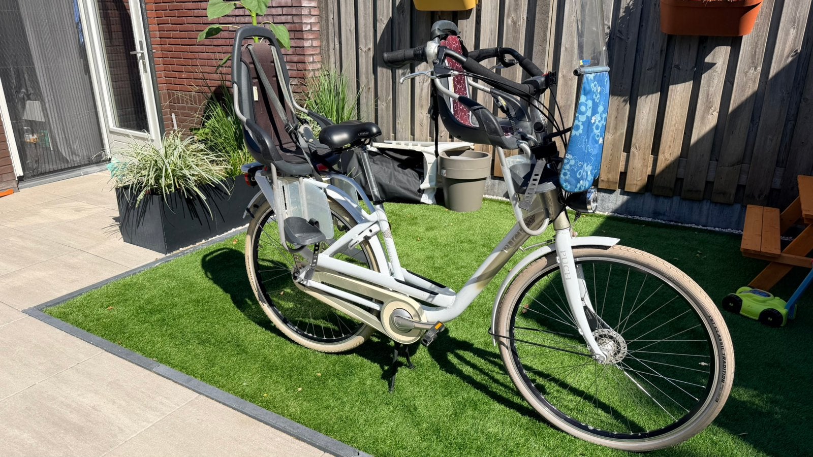 Prima Puch moederfiets 28inch, 5 versnellingen, Fietsen en Brommers, Fietsen | Dames | Moederfietsen, 2 zitjes, Versnellingen