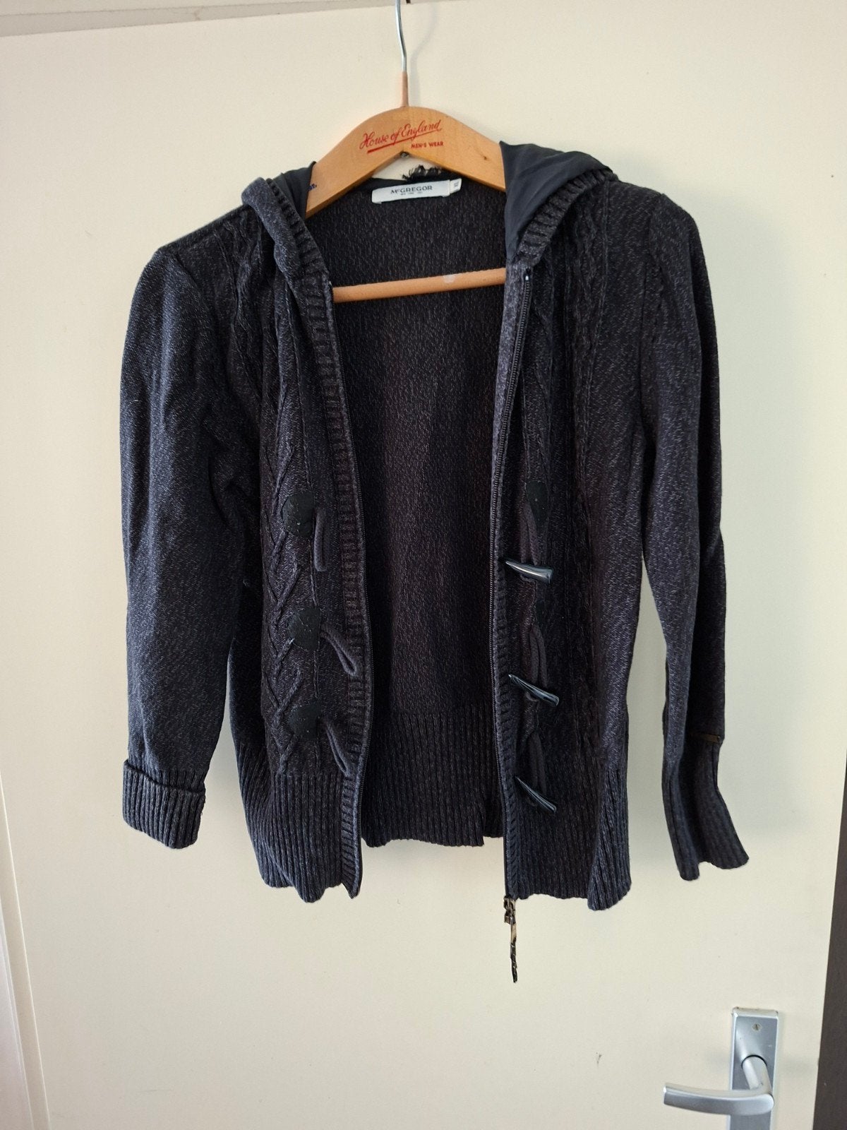 Gebreid vest met capuchon van McGregor maat XL, Ophalen of Verzenden, Zo goed als nieuw, Grijs