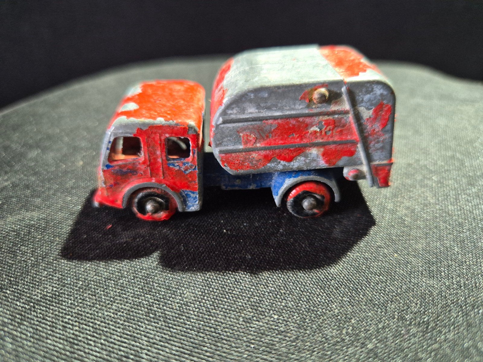 Vintage Matchbox Lesney vuilniswagen Made in England, Ophalen of Verzenden, Gebruikt
