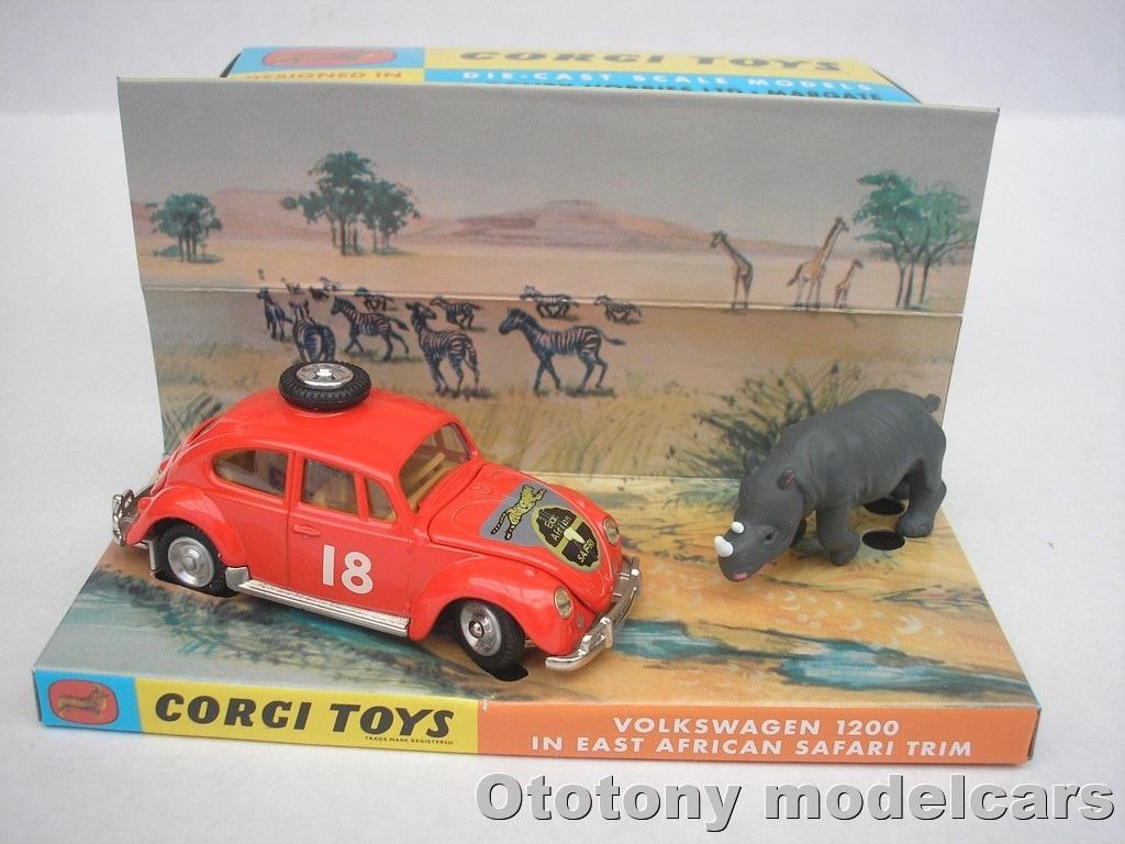 VW Kever 1200 Africa Safari 1/43 Corgi, Hobby en Vrije tijd, Modelauto's | 1:43, Ophalen of Verzenden, Nieuw, Auto, Corgi