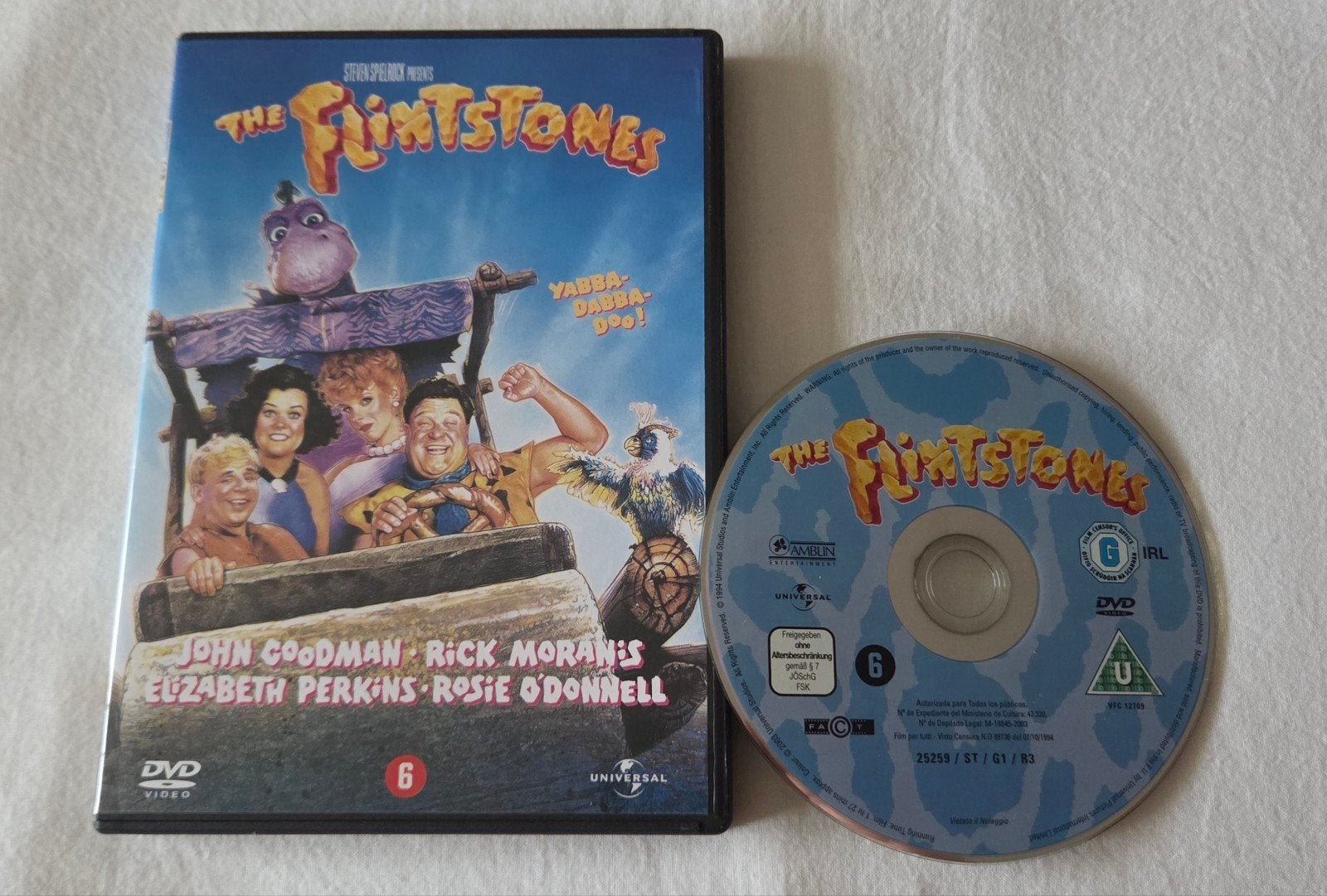 Steven Spielberg The Flinstones Dvd Kinderen/Jeugd, Alle leeftijden, Ophalen of Verzenden, Zo goed als nieuw