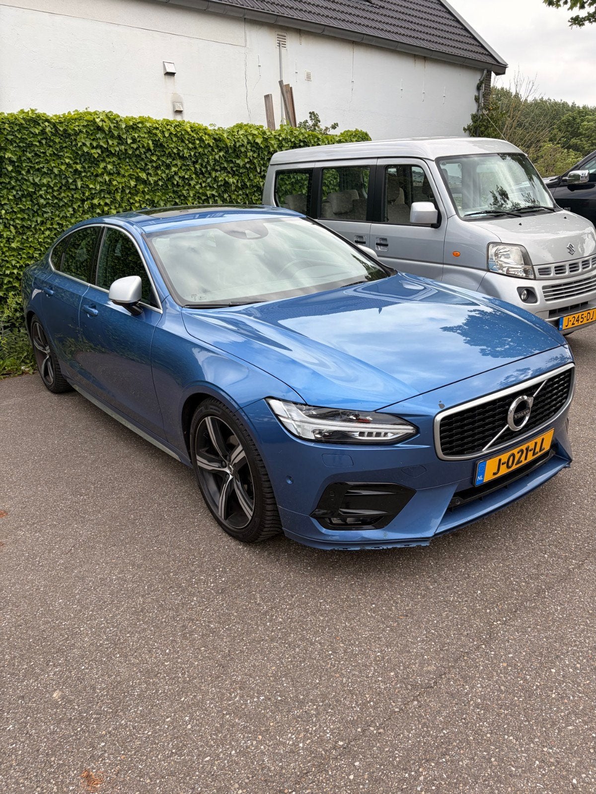 Volvo S90 D3 150pk Geartronic 2018 Blauw, 1800 kg, 4 cilinders, 1969 cc, Blauw