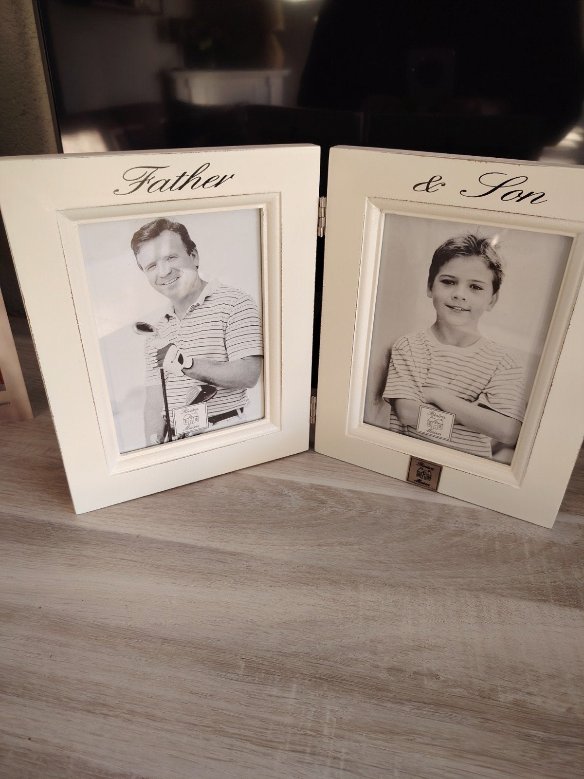 Riviera Maison Fotolijst 'Father & Son', Huis en Inrichting, Woonaccessoires | Lijsten, Met tekst, Ophalen of Verzenden, Zo goed als nieuw