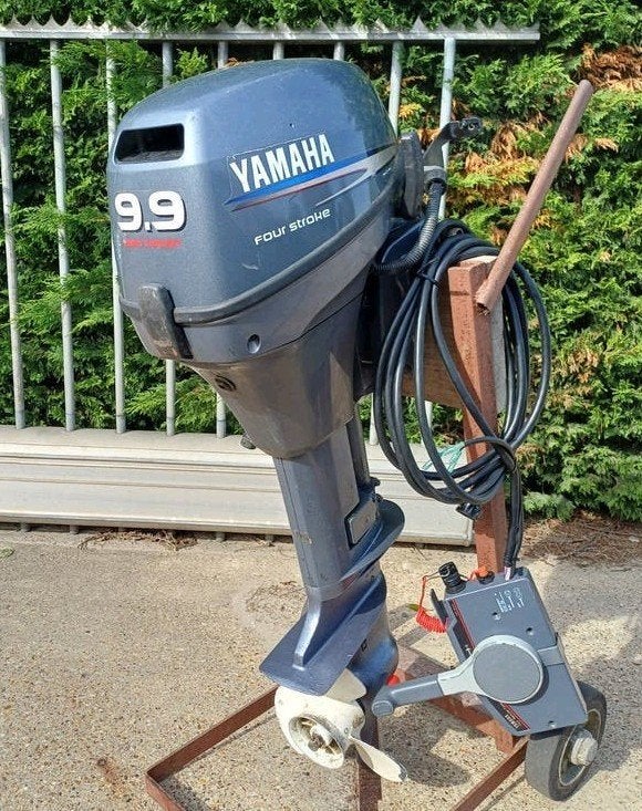 Yamaha 9.9 PK 4 takt hightrust langstaart afst bed el start, Watersport en Boten, Ophalen, 10 tot 30 pk, Gebruikt, Viertaktmotor