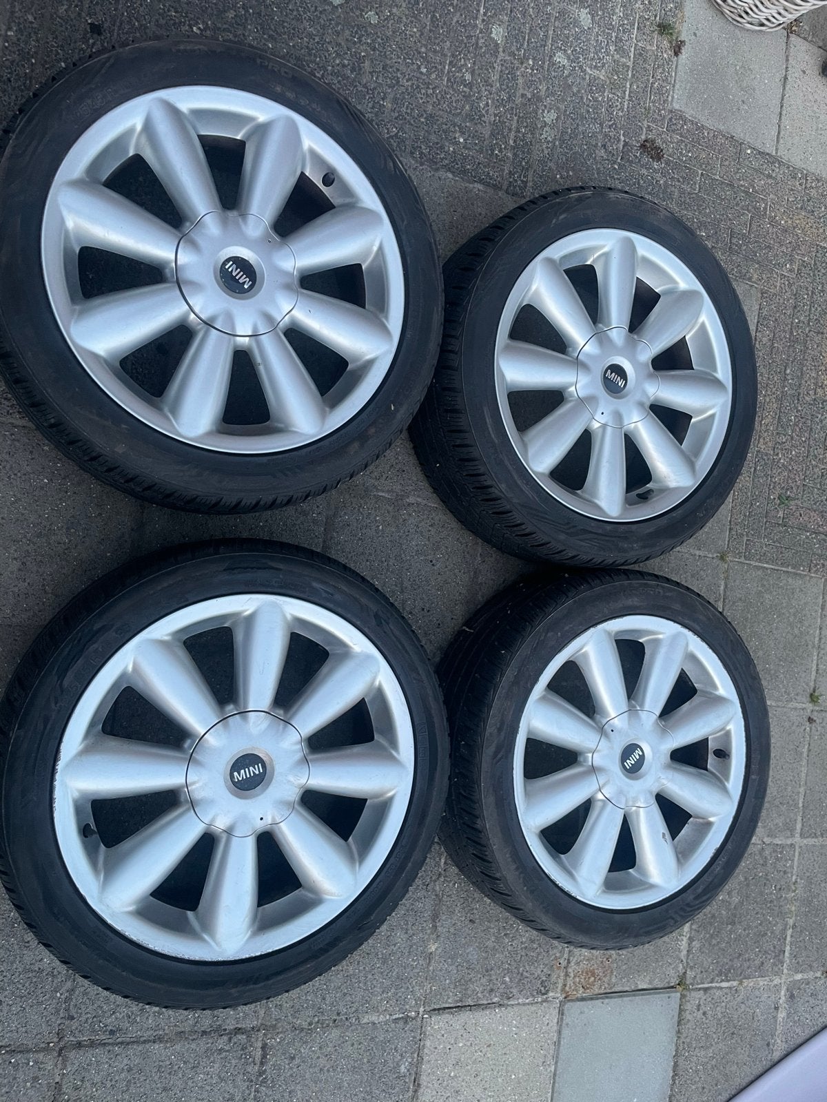 Originele MINI R126 Turbo Fan 18 inch velgen 5x120, Ophalen, 18 inch, Gebruikt, Velg(en)