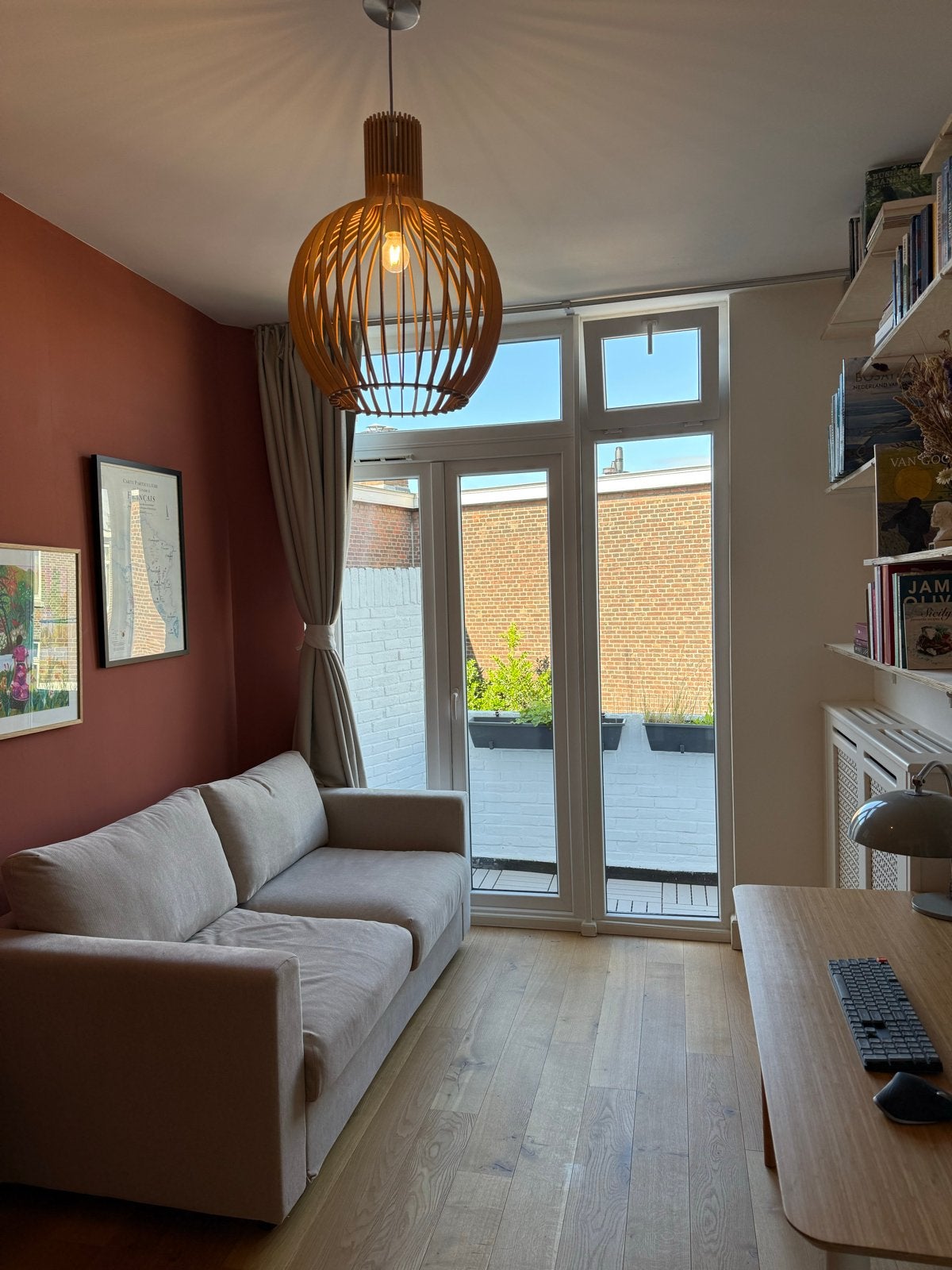IKEA Vimle 2-zits slaapbank - Beige, Huis en Inrichting, Gebruikt, Beige, Tweepersoons, Ophalen of Verzenden