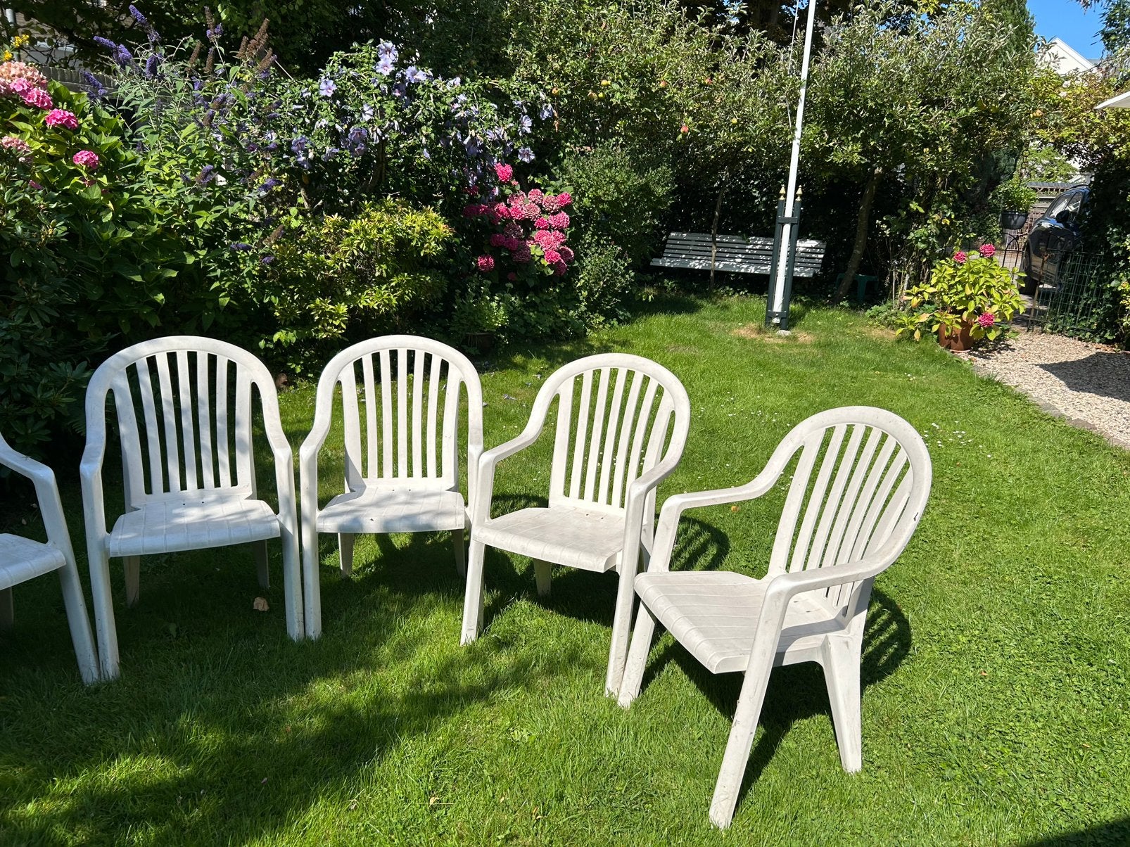 Tuinstoelen, Tuin en Terras, Ophalen, Gebruikt, Kunststof