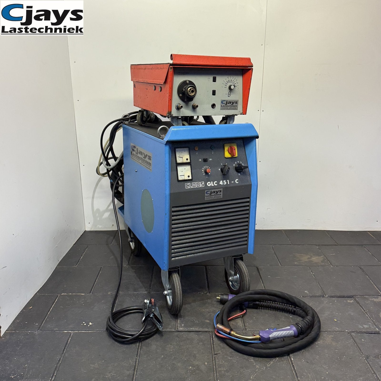 Carl Cloos GLC 451-C Mig Mag Co2 Lasapparaat Trafo WTGK 10M, Info@cloos.de, Ophalen of Verzenden, Carl-Cloos-Straße 1, 35708 Haiger, Germany.