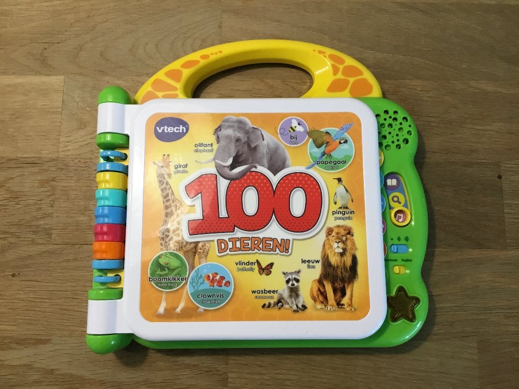 Vtech 100 dieren geluidenboek, Kinderen en Baby's, Speelgoed | Vtech, Ophalen of Verzenden, Zo goed als nieuw, 6 maanden tot 2 jaar