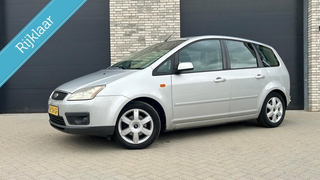 Ford Focus C-Max 1.8/Airco/CruiseContr/125PK/Trekhaak/Nw Apk, Voorwielaandrijving, Gebruikt, 4 cilinders, Bluetooth