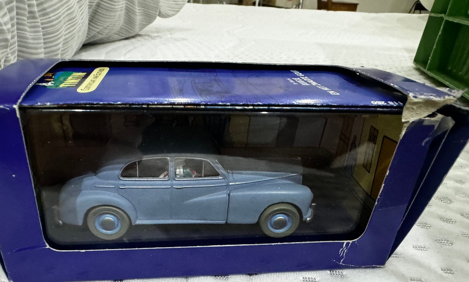 Kuifje auto 1:43 de morris six uit zwarte goud, Ophalen of Verzenden, Kuifje, Zo goed als nieuw, Beeldje of Figuurtje
