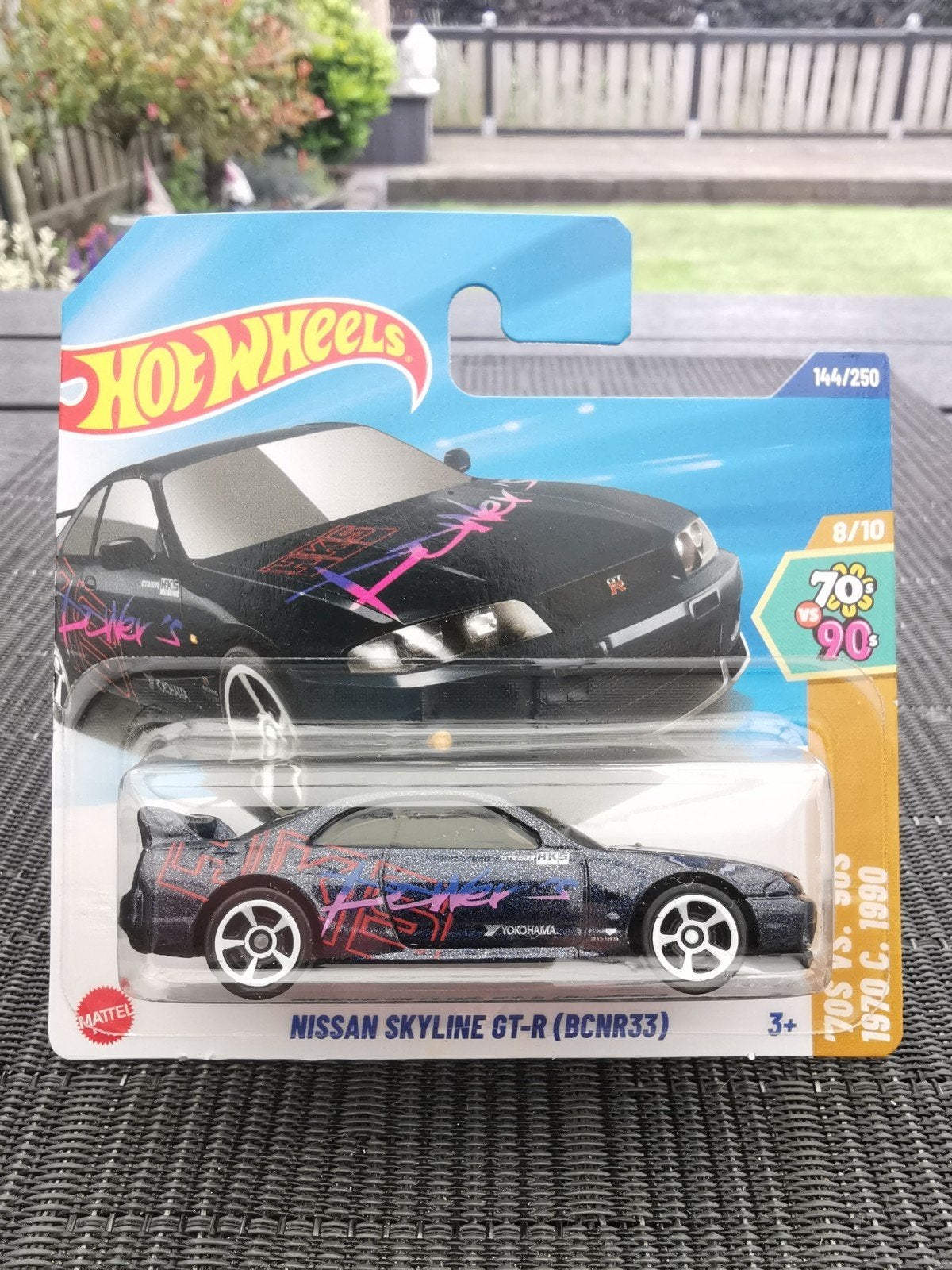 HotWheels Nissan Skyline GT-R R33 metallic, Ophalen of Verzenden, Nieuw, Auto