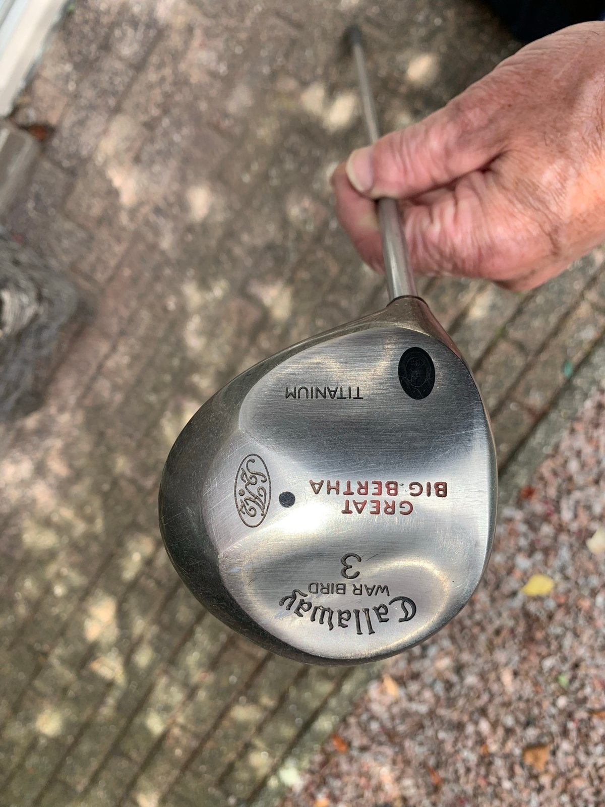 Callaway Great Big Bertha 3 Wood Firm Flex Linkshandig, Sport en Fitness, Ophalen of Verzenden, Gebruikt, Club, Callaway