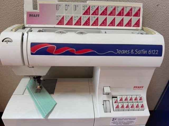 PFAFF Jeans  6122 Naaimachine MET DUBBELTRANSPRTT, Ophalen, Gebruikt, Naaimachine, Pfaff