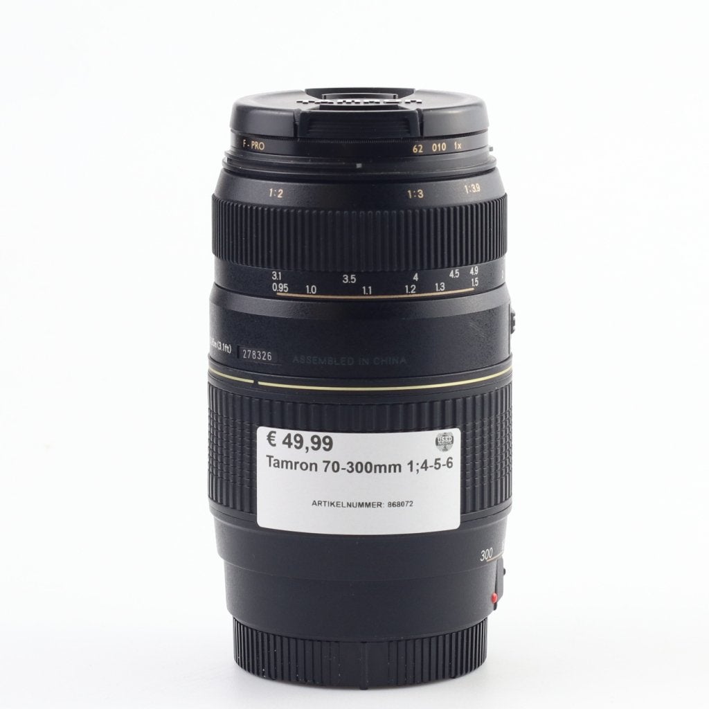 Tamron 70-300mm 1;4-5-6, Tamron, Zo goed als nieuw, Support@tamron.com, 1-18, Takashima 1-chome
Uozu-shi, Toyama 937-8587
Japan