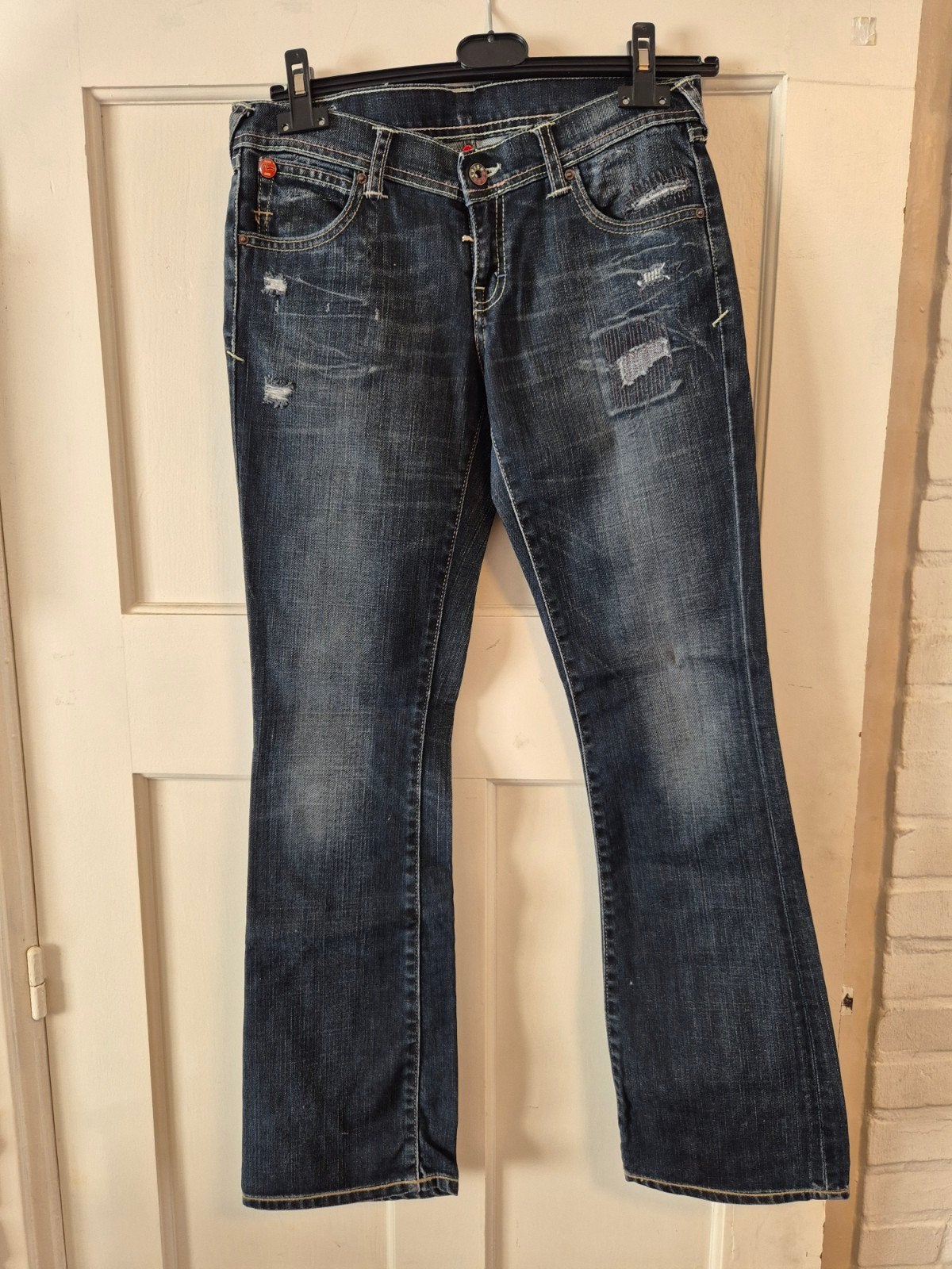 Evisu x Puma Jeans - Donkerblauwe Denim (W27 L32), Blauw, Nieuw, Evisu x Puma, Ophalen of Verzenden