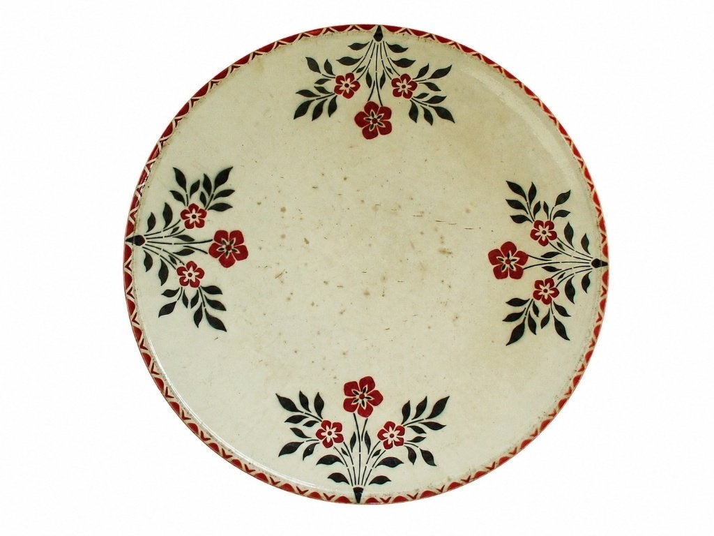 Boerenbont schaal Societe Ceramique decor SB262, Antiek en Kunst, Ophalen of Verzenden
