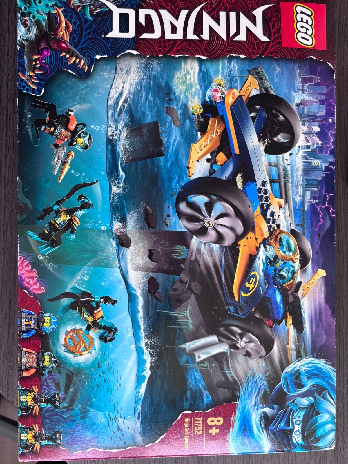 Ninjago sub speeder 71752, Gebruikt, Lego, Ophalen of Verzenden, Ninjago