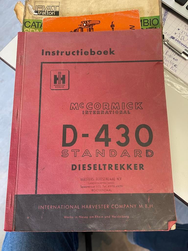 McCormick International D-430 Instructieboek Dieseltrekker, Boeken, Techniek, Gelezen, Ophalen of Verzenden