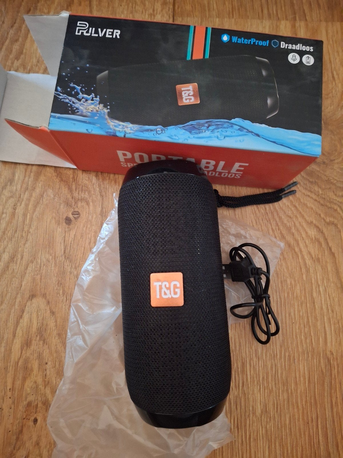 Nieuwe Draagbare Speaker - T&G Pulver Waterdicht, Audio, Tv en Foto, Luidsprekers, Overige merken, Bluetooth, Nieuw, Ophalen of Verzenden