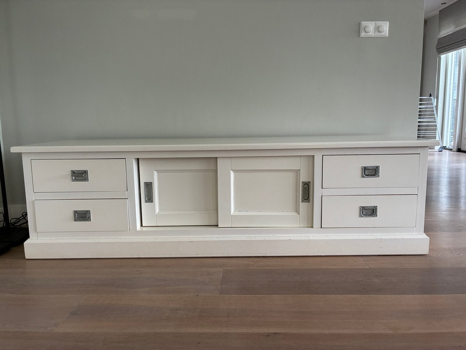 TV meubel, Ophalen, Gebruikt, 150 tot 200 cm, Minder dan 100 cm